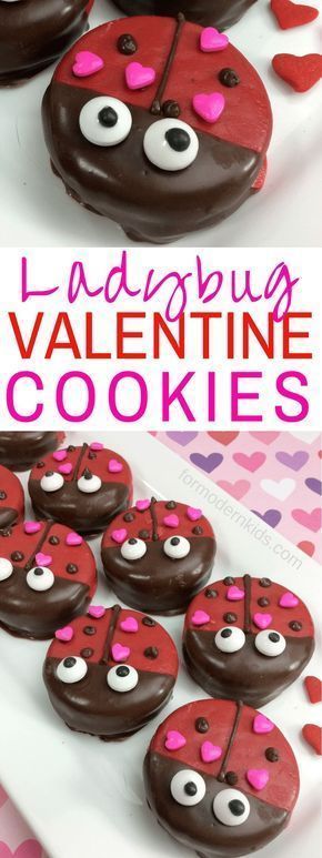 Valentine's Day Ladybug Oreo Treats for Kids -   19 valentine desserts For Kids ideas