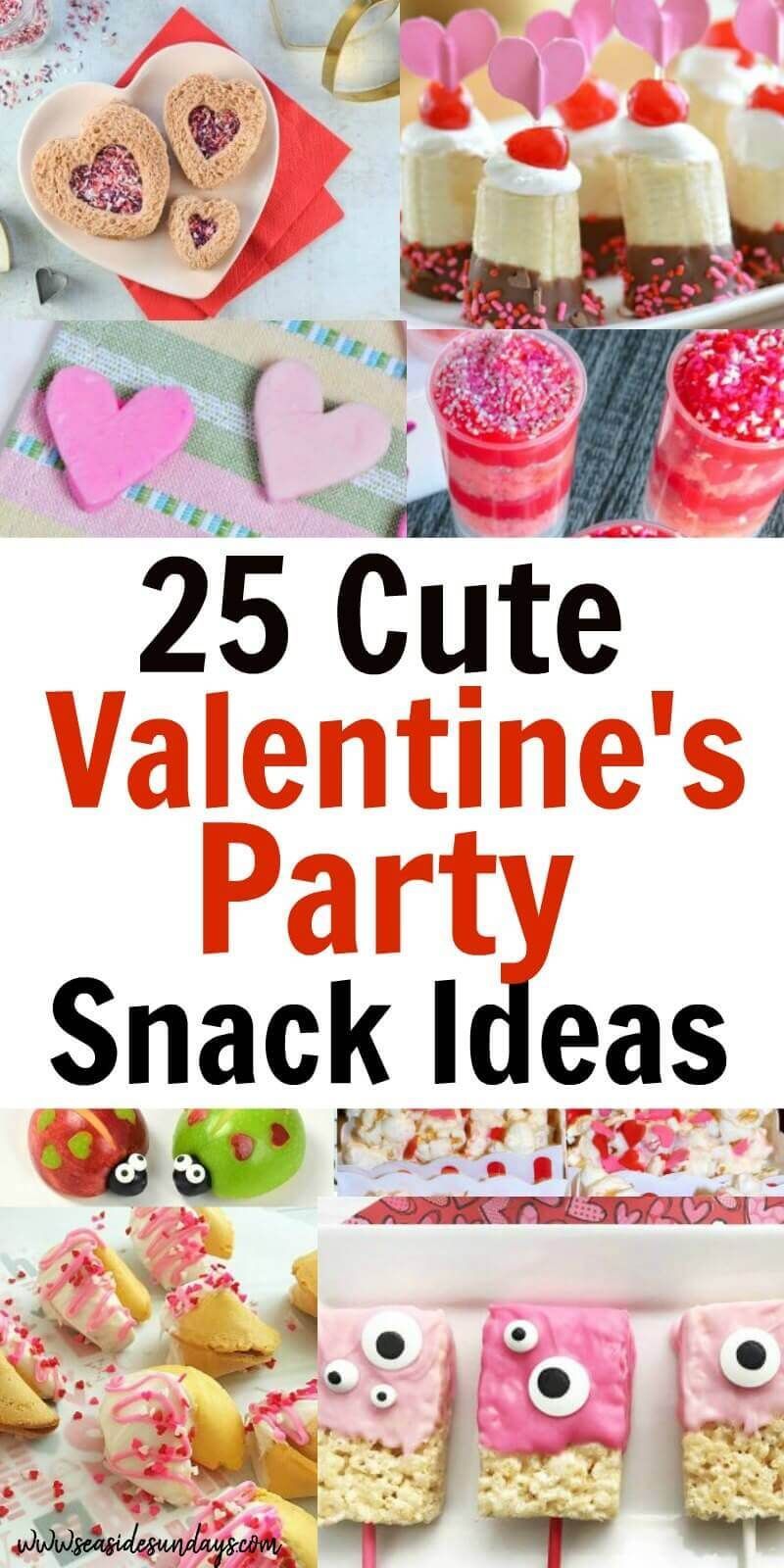 25 Cute Valentine Snacks For The Classroom -   19 valentine desserts For Kids ideas