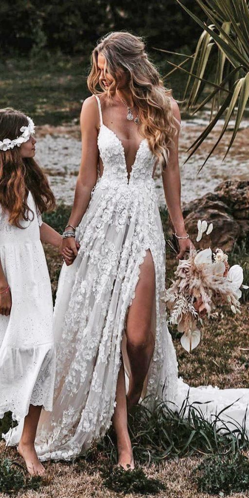18 Rustic Lace Wedding Dresses For Different Tastes Of Brides | Wedding Dresses Guide -   19 wedding Dresses 2018 ideas