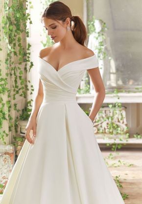 Mori Lee 5712 Providence Portrait Neckline Wedding Gown -   19 wedding Dresses 2018 ideas