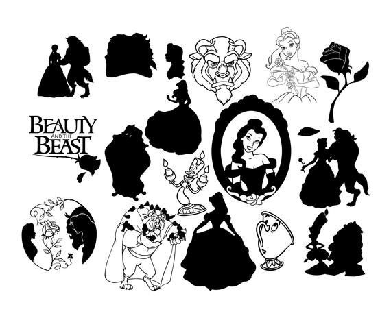 23 beauty And The Beast svg ideas