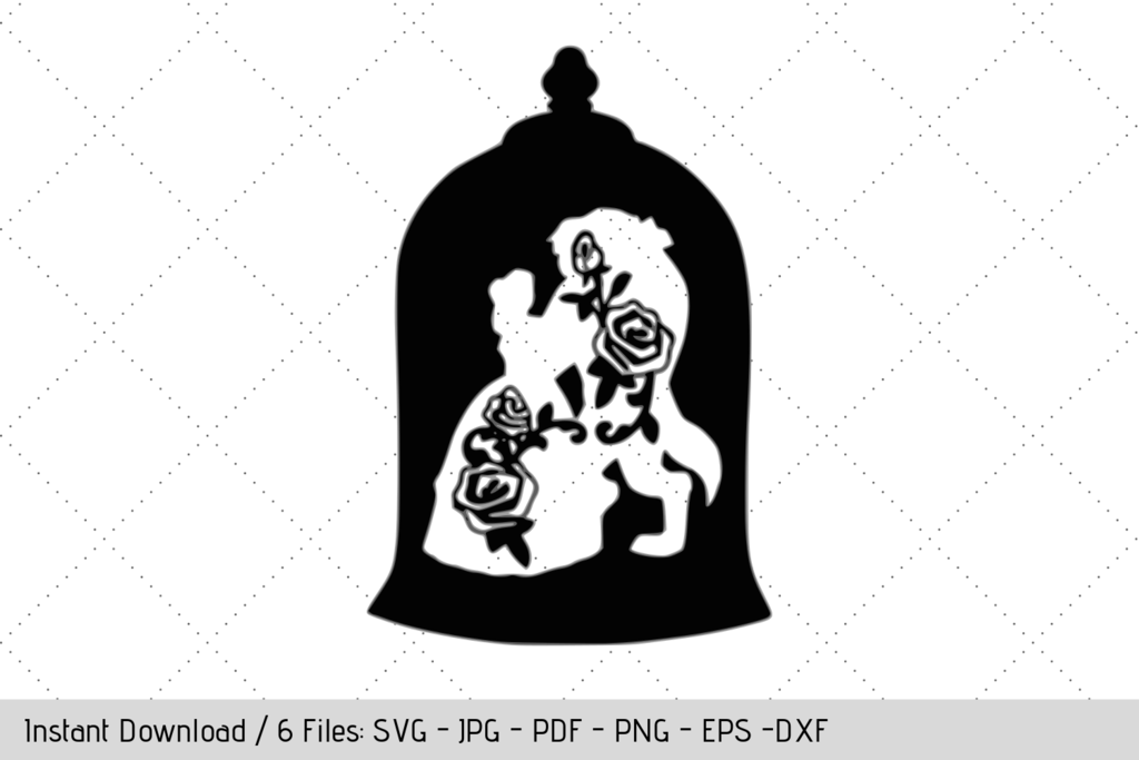 FREE Beauty and the Beast Rose SVG -   23 beauty And The Beast svg ideas