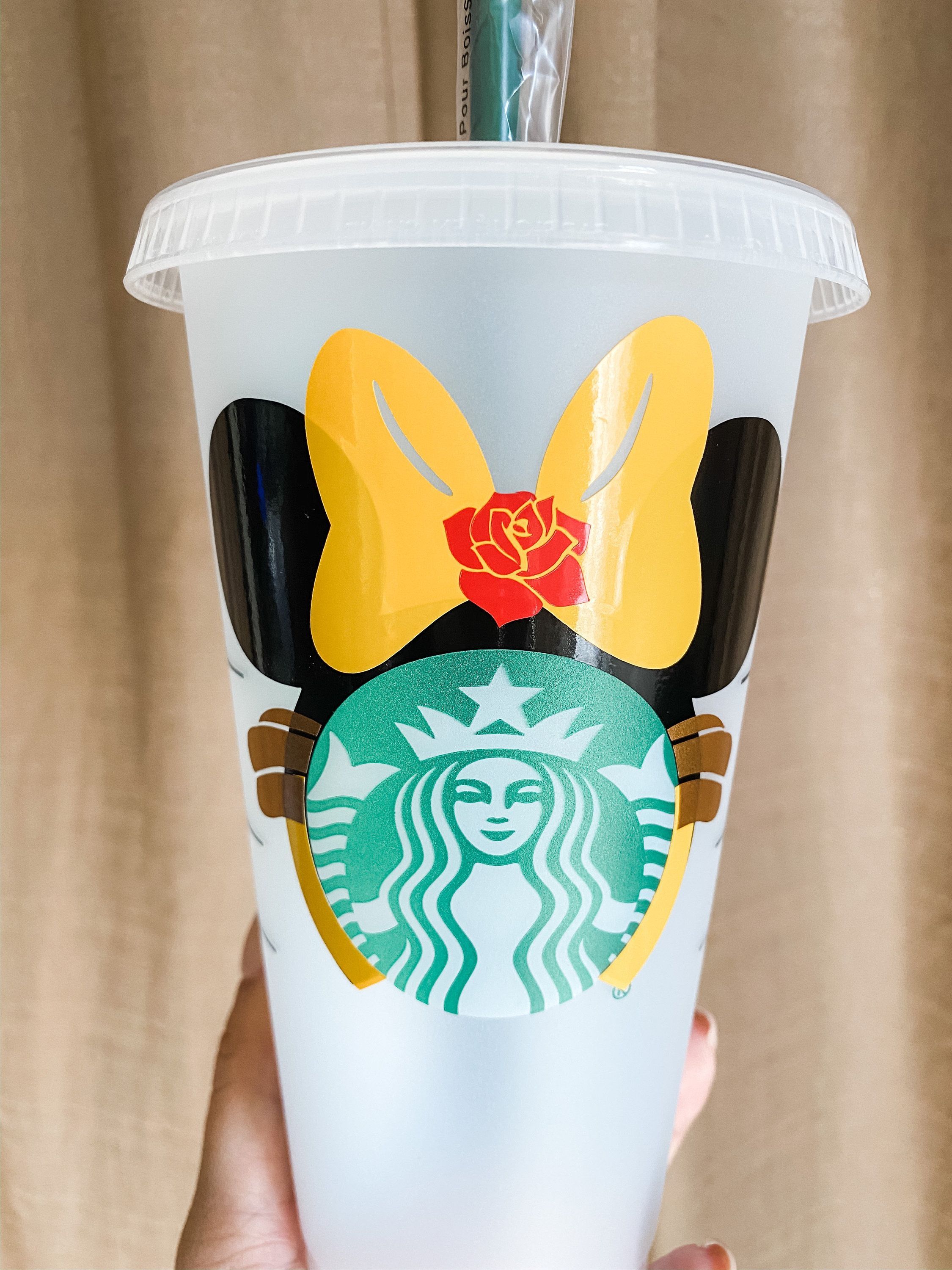 Belle Starbucks Cold Cup- Beauty and the Beast -   23 beauty And The Beast svg ideas