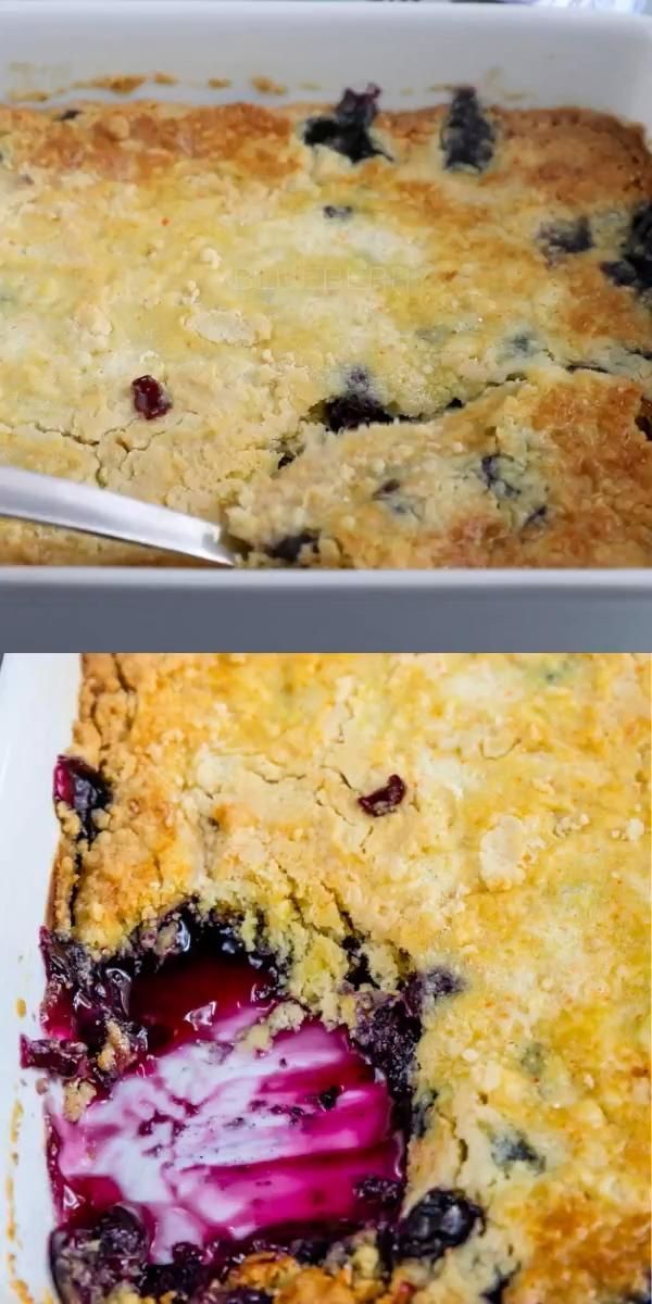 Blueberry Cobbler Dump Cake -   25 potluck desserts Videos ideas