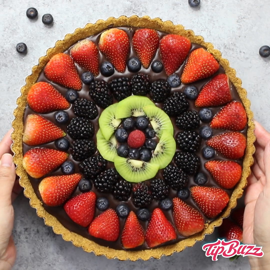 Fruity Chocolate Tart -   25 potluck desserts Videos ideas