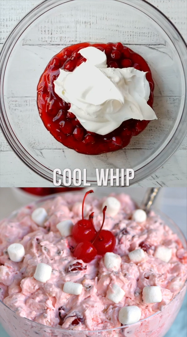 Cherry Fluff - Easy Dump and Go Dessert Salad -   25 potluck desserts Videos ideas