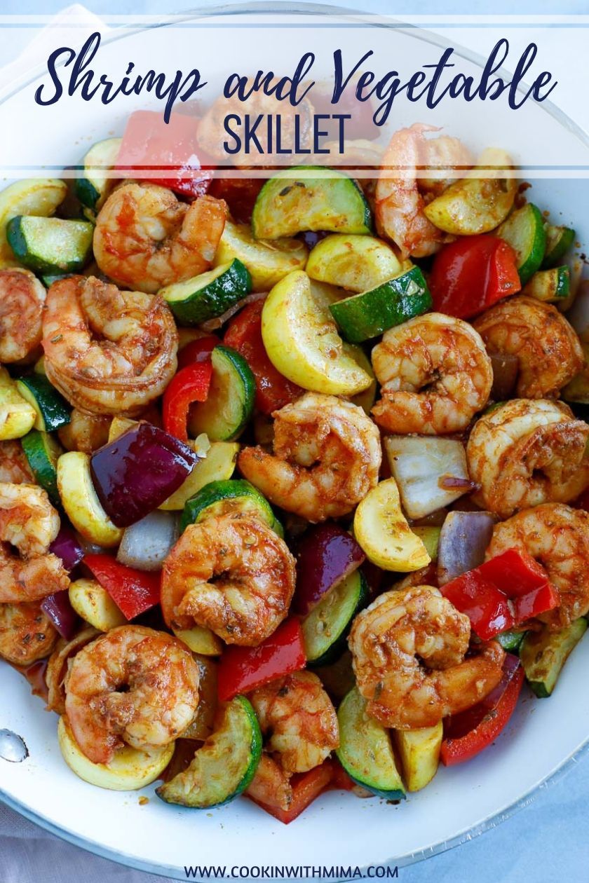 Shrimp and Vegetable Skillet -   healthy recipes Dinner shrimp