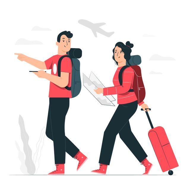 Download Trip Concept Illustration for free -   holiday Illustration vector