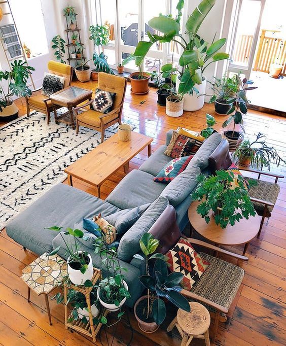 This New Zealand Home in a 1920s Converted Factory Is a Plant Lover's Dream -   12 living room loft home decor ideas