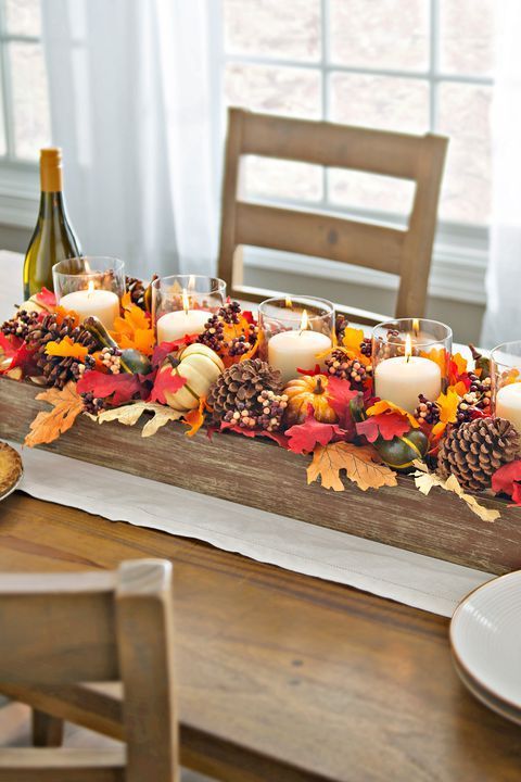 DIY Centerpieces for the Craftiest (and Cutest) Fall Yet -   16 diy Interieur herfst ideas