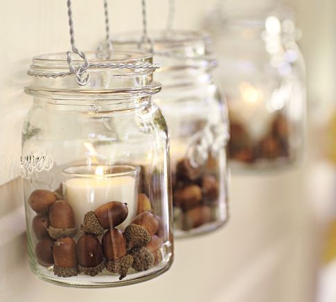 Hanging Mason Jar -   16 diy Interieur herfst ideas