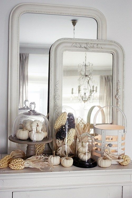 25 Inspiring Fall Mantel Decorating Ideas | A Blissful Nest -   16 diy Interieur herfst ideas