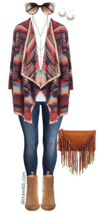 Plus Size Fall Cardigan Outfit - Alexa Webb -   16 fall outfits for women plus size ideas