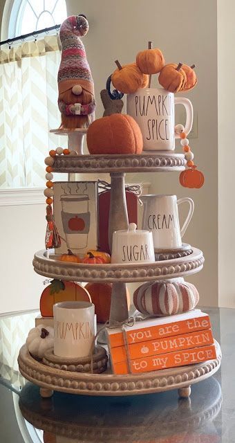 Tiered Tray Styling Ideas You'll Love -   17 fall decorations for decorative trays ideas