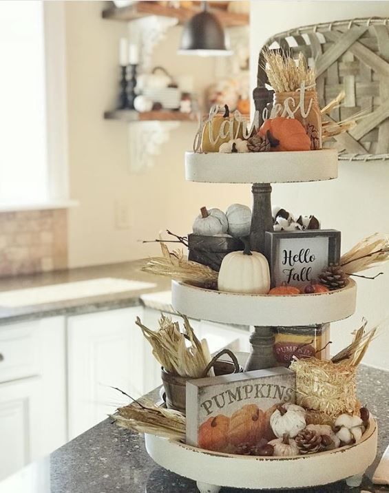 25  Awesome Fall Kitchen Design For Home Decor Ideas - Home Decor Ideas 2020 -   17 fall decorations for decorative trays ideas