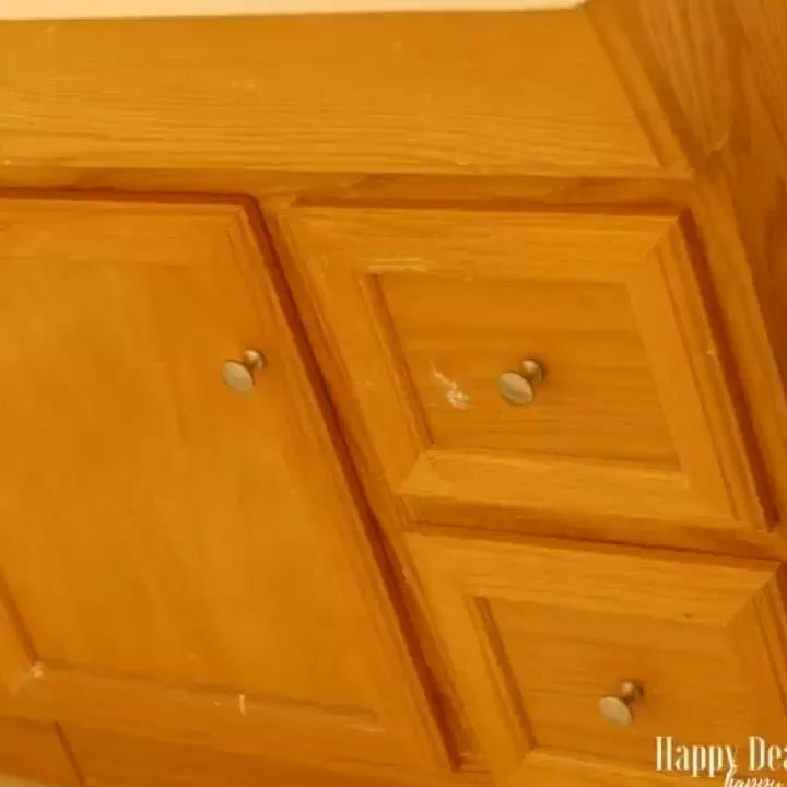 How to Paint Your Bathroom Vanity - No Sanding Required!! -   bathroom diy Ideas