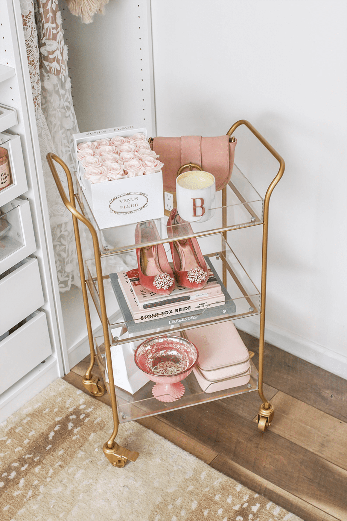 7 Surprising Uses For Bar Carts That Don't Involve Alcohol -   beauty Bar cart