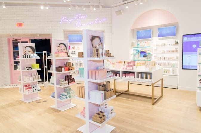 How New Beauty Store Riley Rose Was Designed to Be the Ultimate 'Homage to Millennials' -   beauty Bar display
