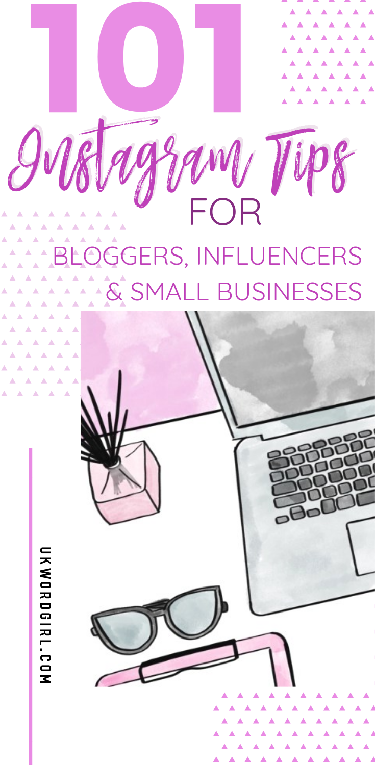 101 Instagram Tips for Bloggers, Influencers & Small Businesses - UKWordGirl -   beauty Blogger setup