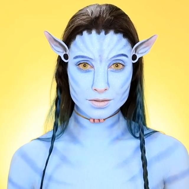 Avatar makeup tutorial -   beauty Makeup cartoon