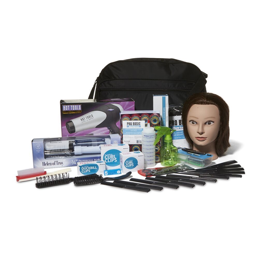 Soft Side Complete Beauty School Kit With Hairdryer -   beauty Therapy kit