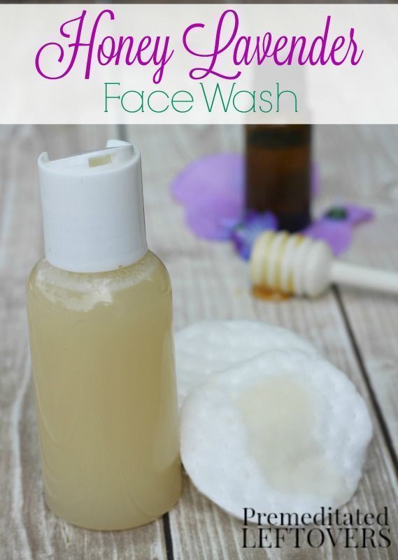 Homemade Honey Lavender Face Wash -   beauty Treatments homemade