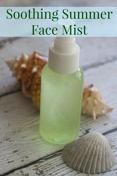 Homemade Soothing Summer Face Mist Tutorial -   beauty Treatments homemade