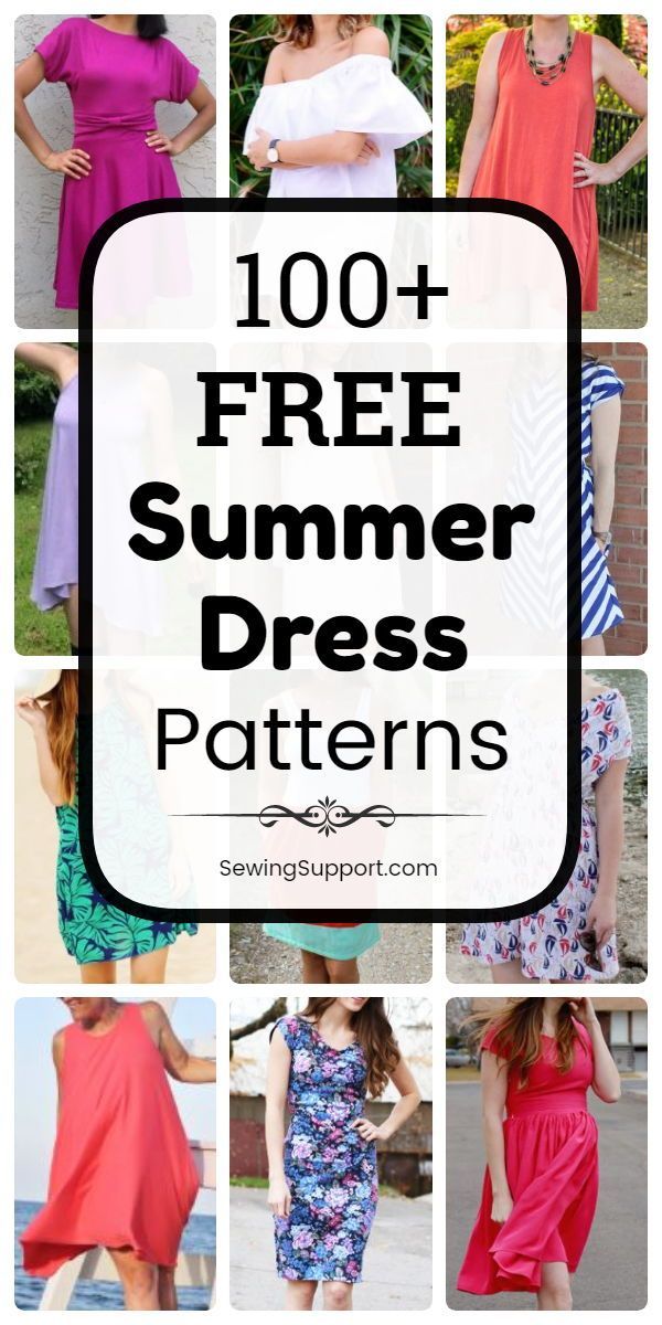 100+ Free Summer Dress Patterns for Women -   diy 100 simple