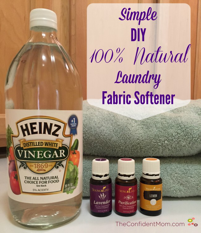 Simple DIY 100% Natural Laundry Fabric Softener - The Confident Mom -   diy 100 simple