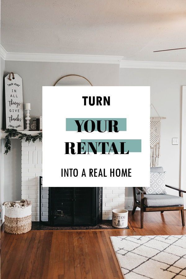 Make the most of your rental and make it a home -   diy Apartment for renters