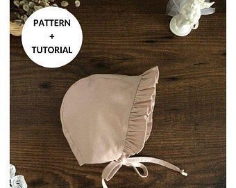 How to Make an Adorable Baby Bonnet -   diy Baby hat