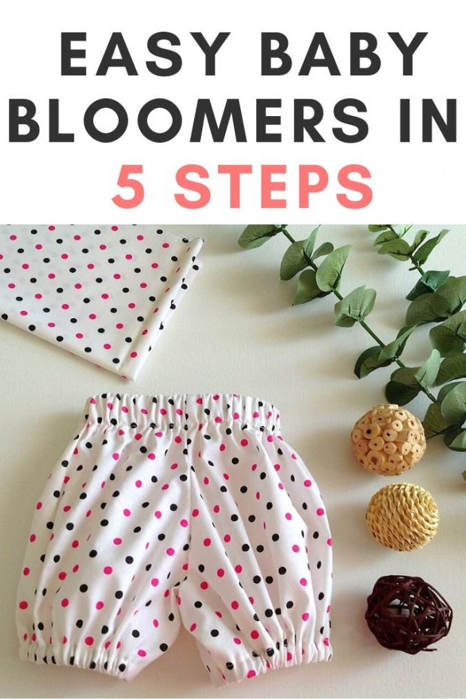 Easy Baby Bloomers in 5 Steps (Simple Sewing Project) -   diy Baby hat