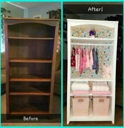 How To Repurpose a Dresser Without Drawers - Easy DIY Repurposed Furniture Makeover Ideas -   diy Baby nursery