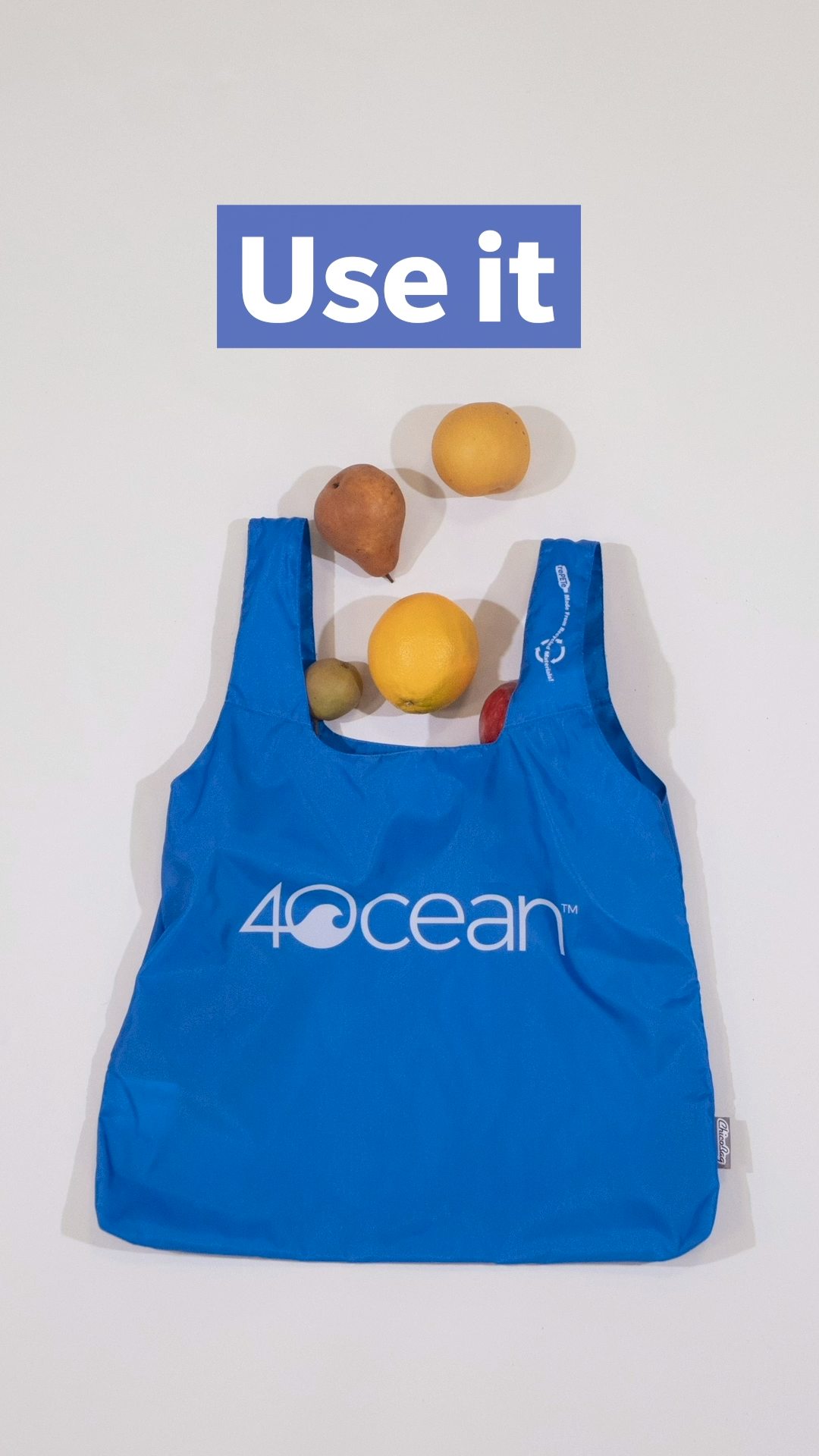 Easily keep our 100% recycled reusable Chico bag with you everywhere you go! -   diy Bag shopping