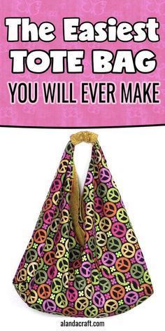 Origami Bag Tutorial: Easy to Make Market Tote Bag -   diy Bag shopping