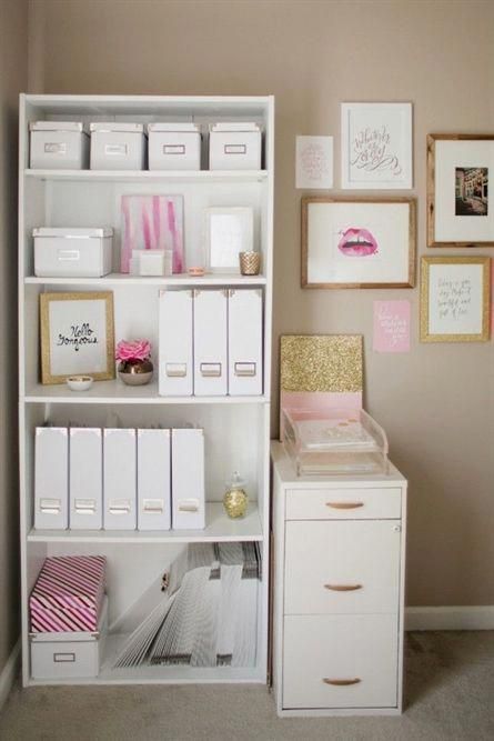 The Prettiest Organizational Hacks for Every Room in Your Home -   diy Decoracion oficina