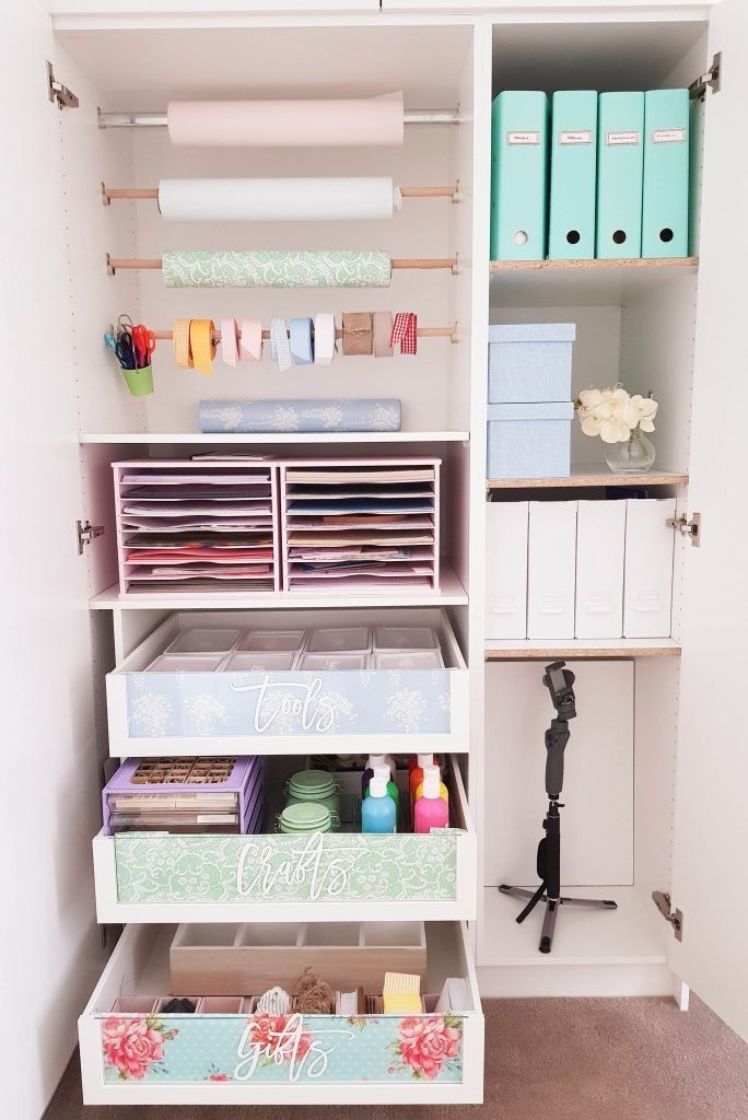 15 Genius Craft Room Organization Ideas That'll Inspire Your Next DIY -   diy Decoracion oficina