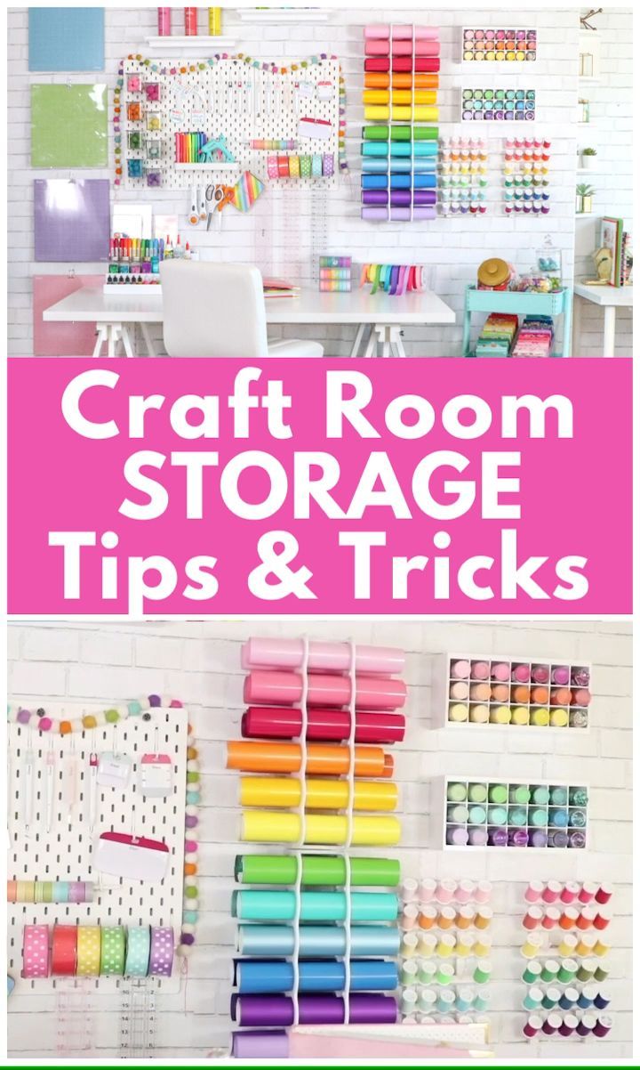 How to Organize your Craft Room Tips and Tricks - Sweet Red Poppy -   diy Decoracion oficina