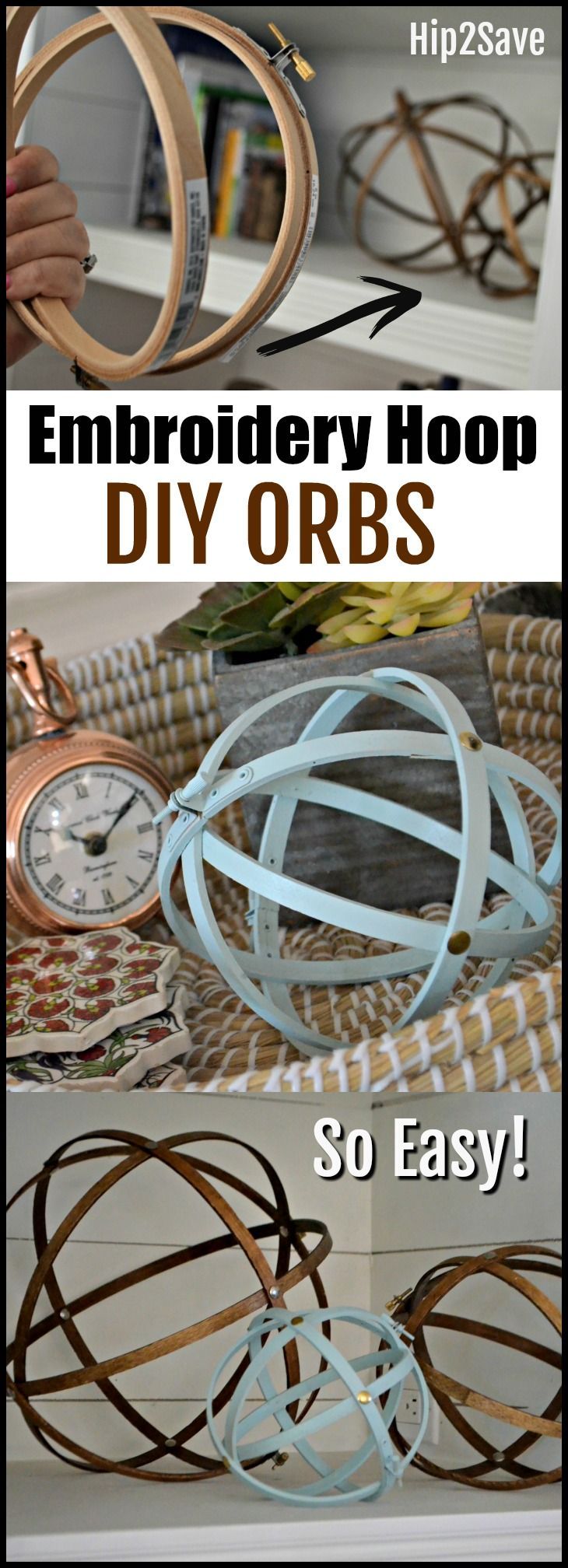 These Farmhouse Style Decorative Orbs Are Made From What?! -   diy Decorations recycle