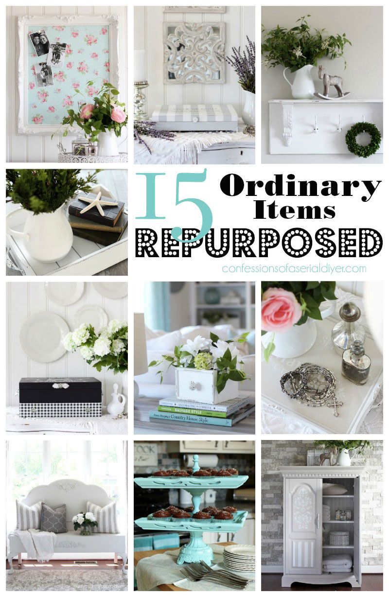 15 Ordinary Items Repurposed -   diy Decorations recycle