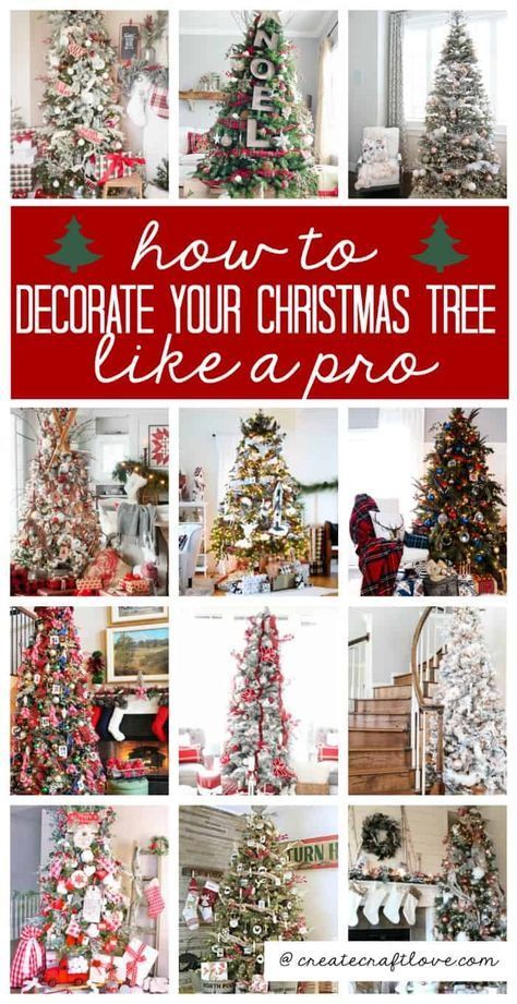 How to Decorate Your Christmas Tree Like a Pro -   diy Decorations tree