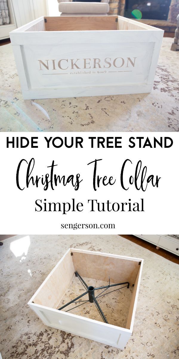 How to Make a Christmas Tree Collar (step-by-step with pictures) -   diy Decorations tree