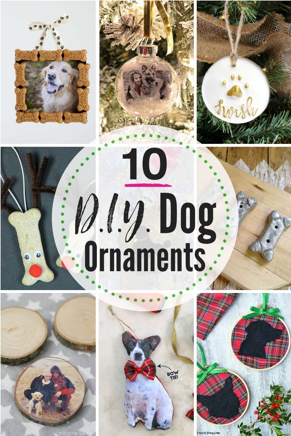 71 BEST dog ornaments to buy + 10 more options to DIY! -   diy Dog crafts