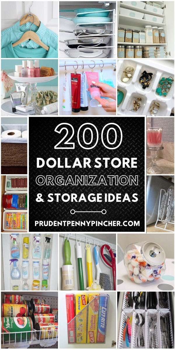 200 DIY Dollar Store Organization Ideas -   diy Dollar Tree organization
