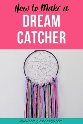 How to Make a DIY Dream Catcher - Semigloss Design -   diy Dream Catcher boho
