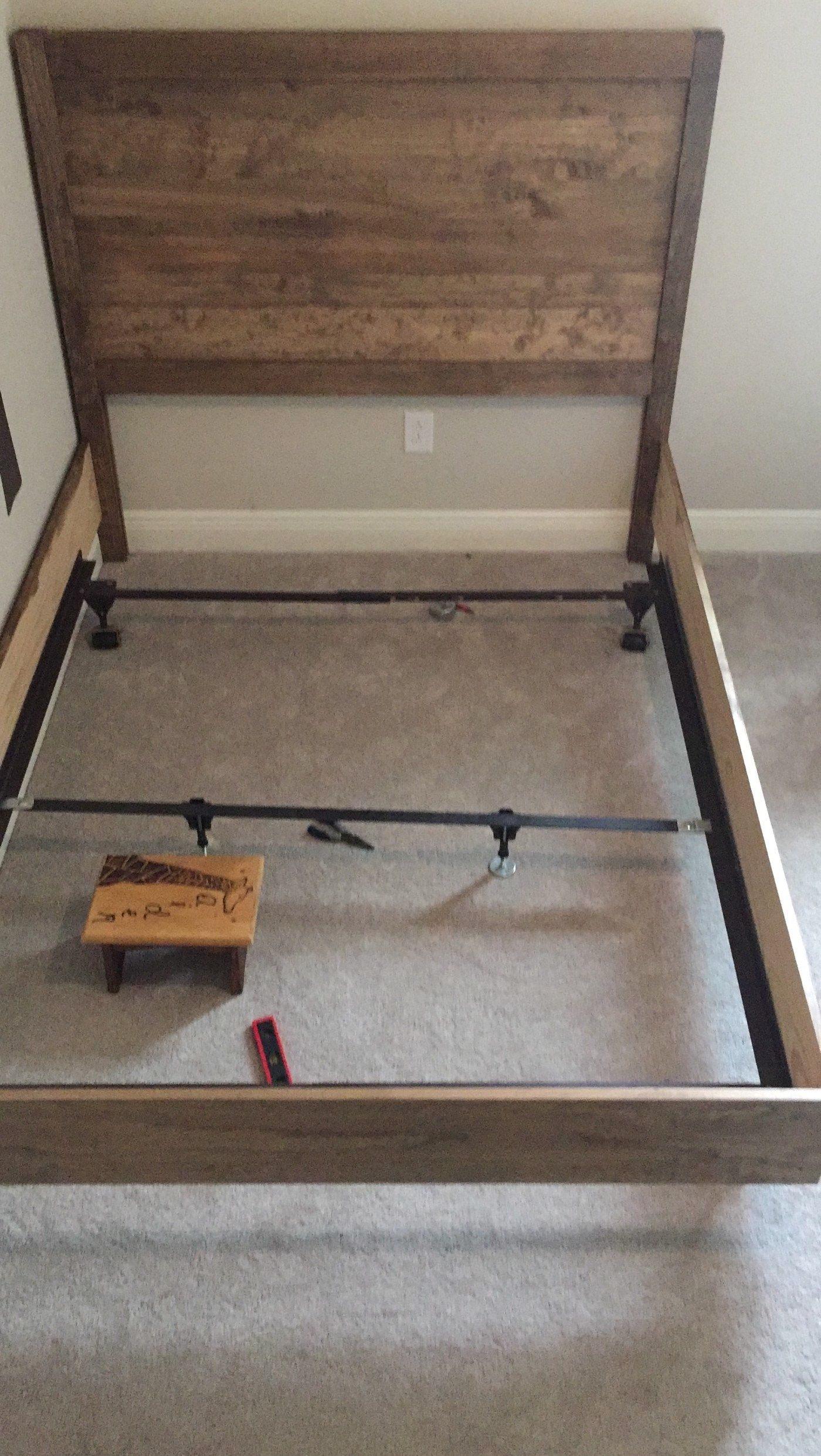 DIY Bed for Aiden's Big Boy Room - Frills and Drills -   diy Headboard boys room