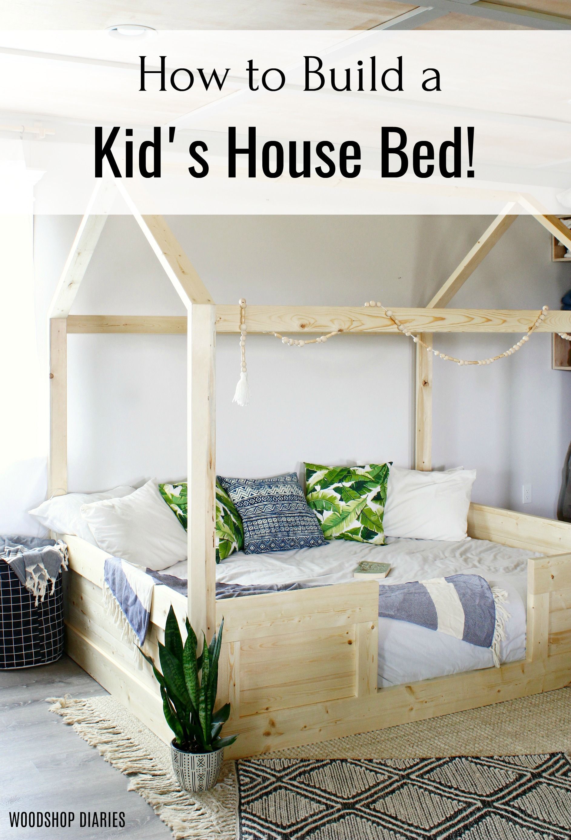 DIY Kid's House Bed Frame -   diy House simple