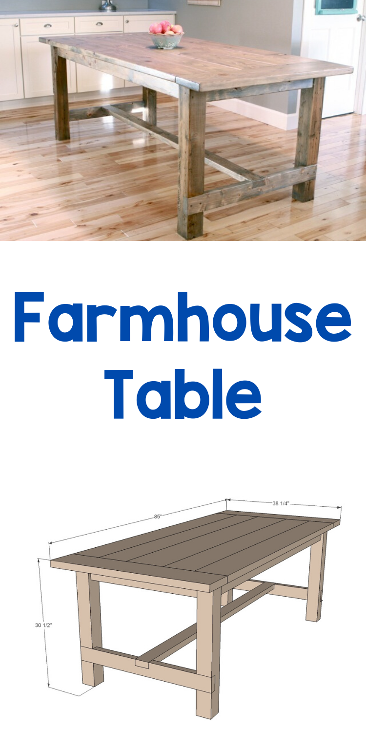 Farmhouse Table - Updated Pocket Hole Plans -   diy House simple