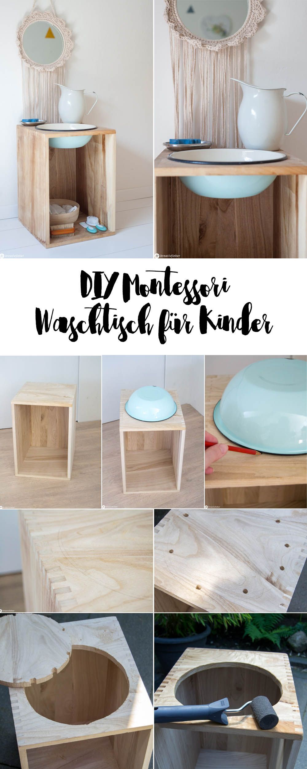 DIY Montessori Waschtisch f?r Kinder -   diy Ideen bad