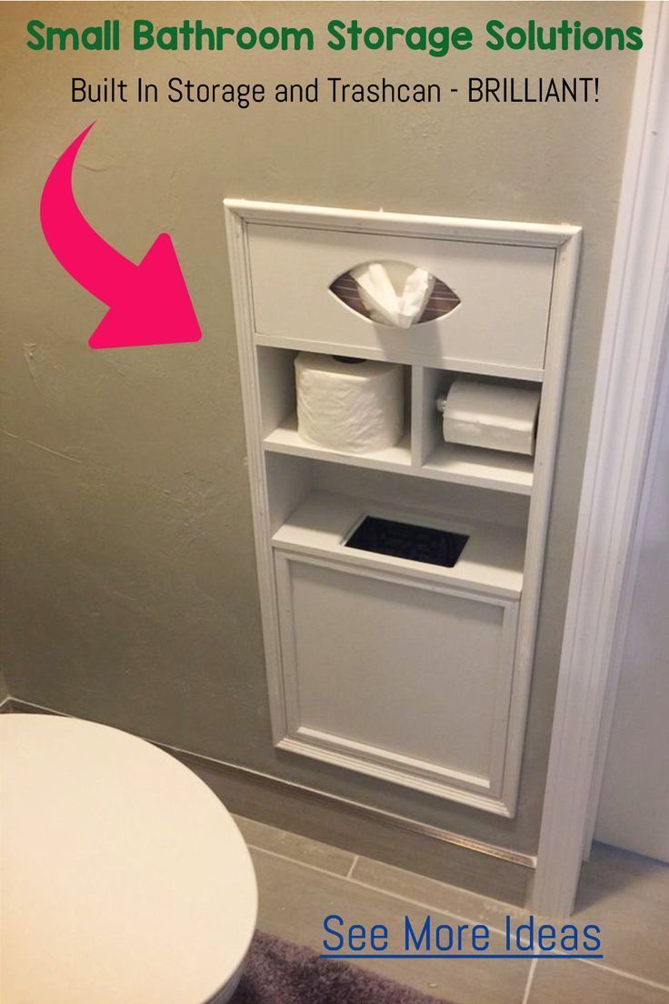 Small Bathroom Storage Solutions and Shelving Ideas -   diy Ideen bad